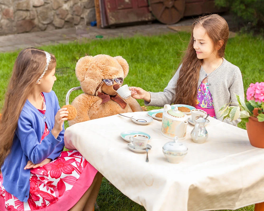Teddy's Garden Tea Party