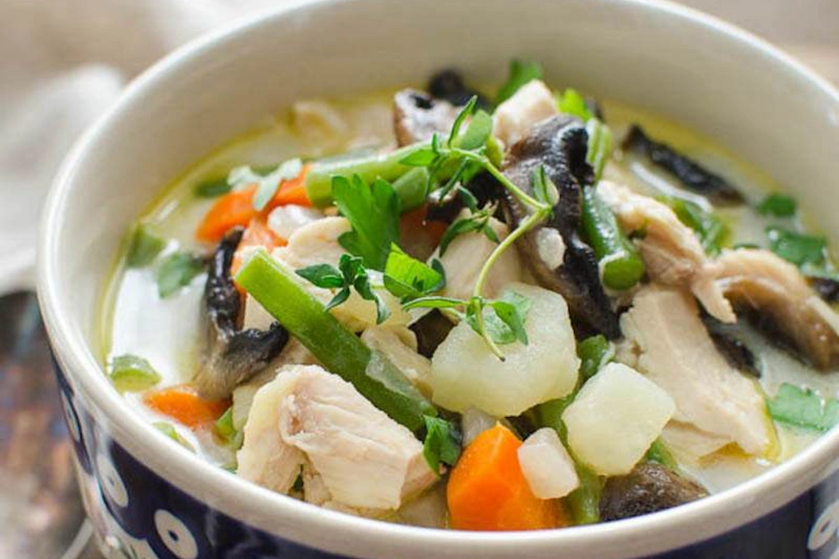 Thai Coconut Turkey Soup
