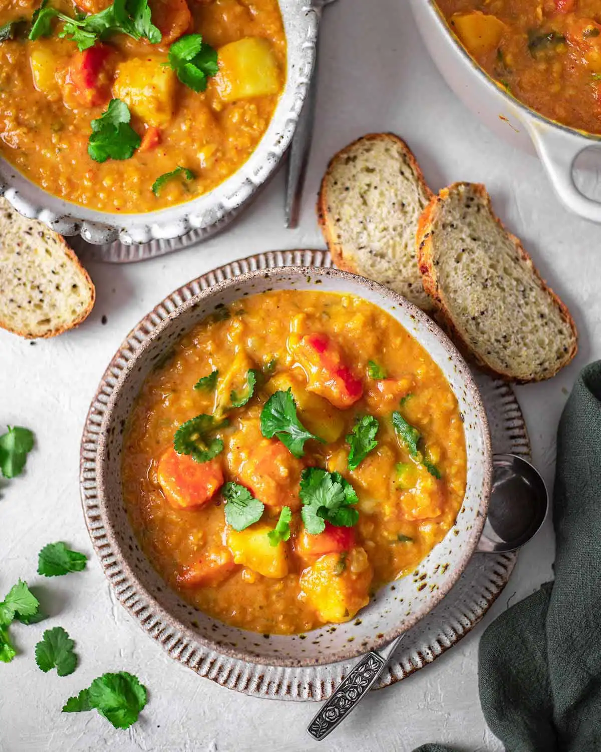 Thai-Inspired Red Curry Lentils