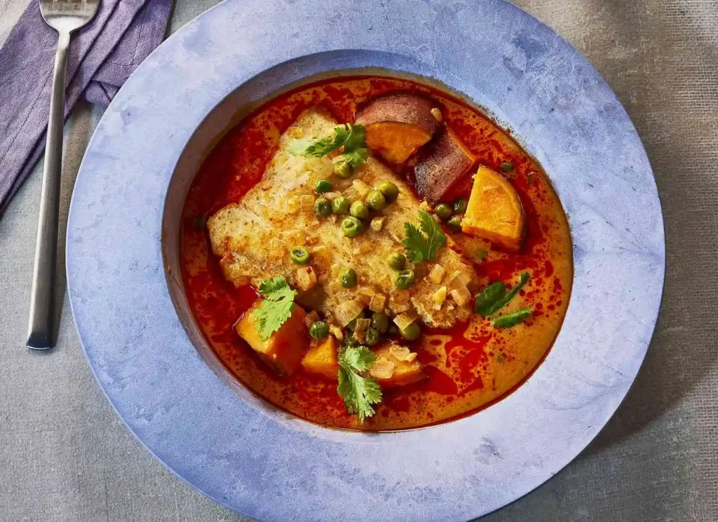 Thai Red Curry with Cod & Sweet Potatoes​