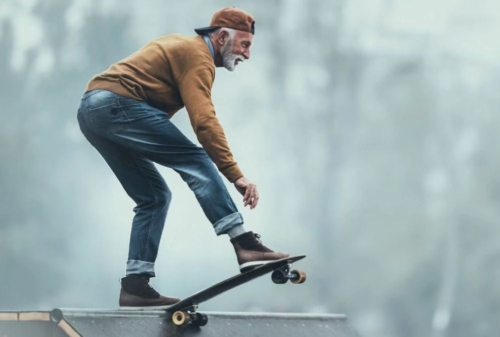 The Bigger Lesson Behind Skateboarding at 91