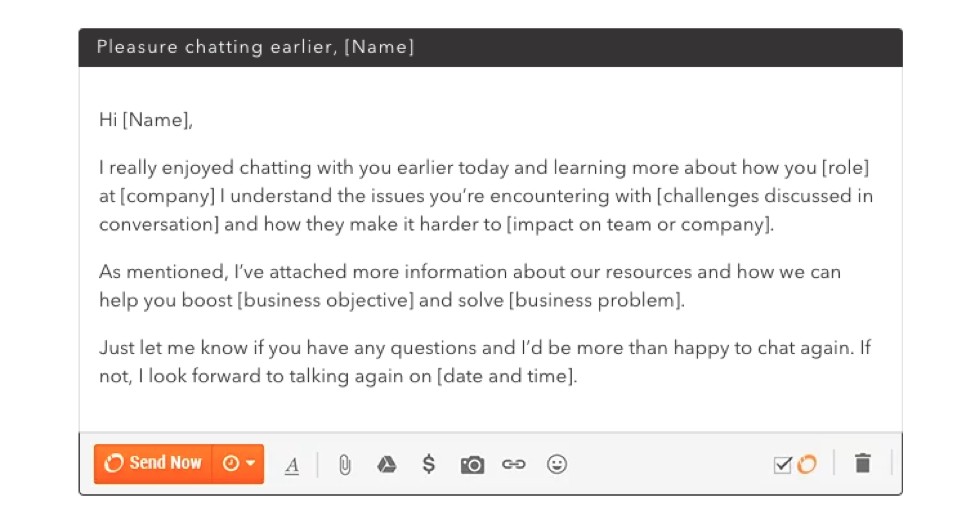 The 'Follow-Up Reminder'