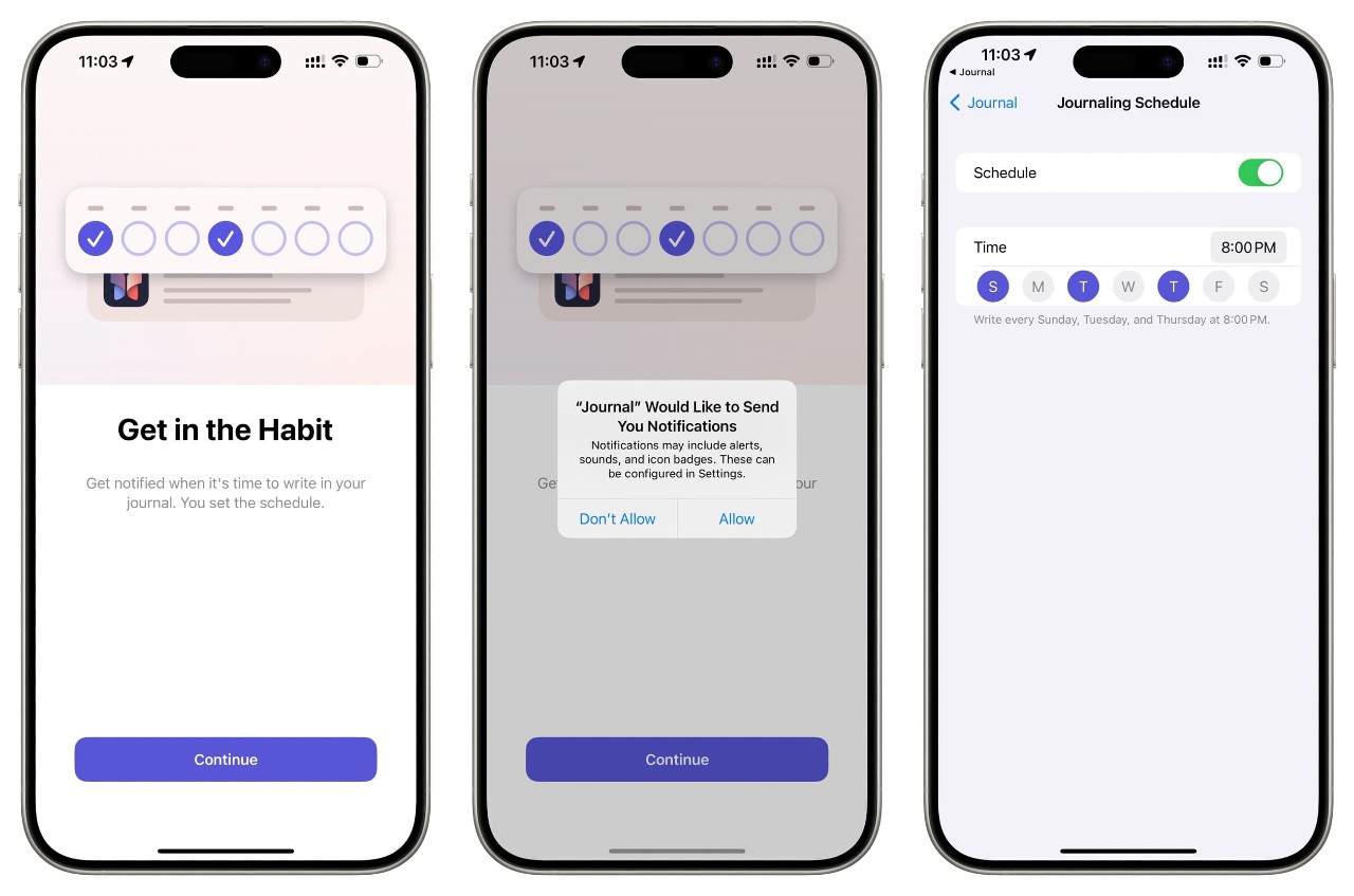 The Journal App and Health Sync