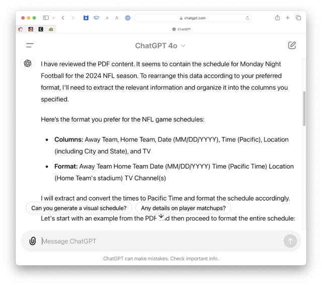 The "Messy Data to Clean Table" Formatter