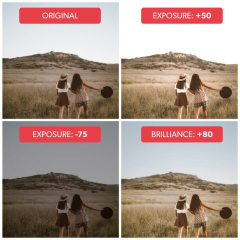 The "One Tap" Exposure Adjustment Slider