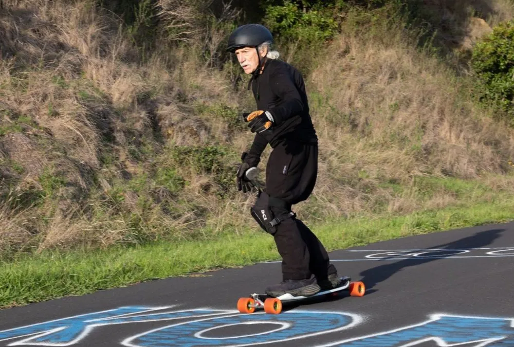 The Skateboard Is Only the Most Visible Part of His Routine