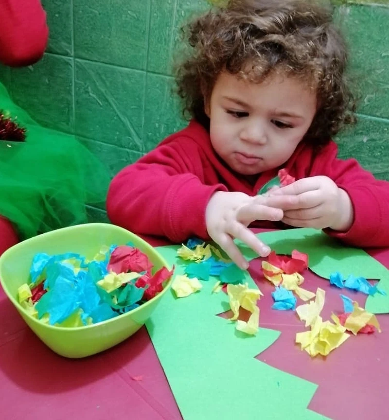 Tissue Paper Tree Decoration