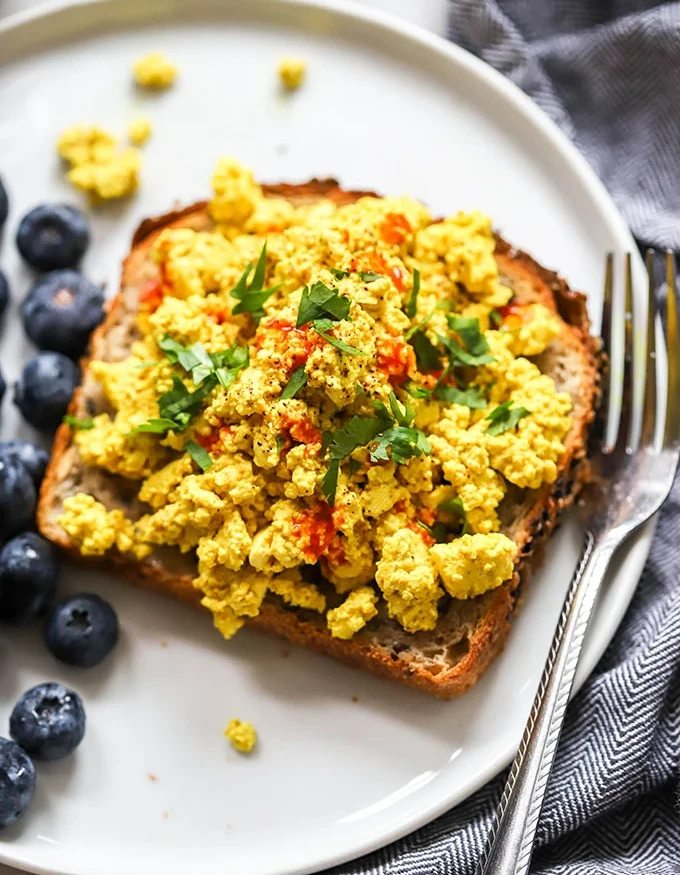Tofu Scramble with Turmeric