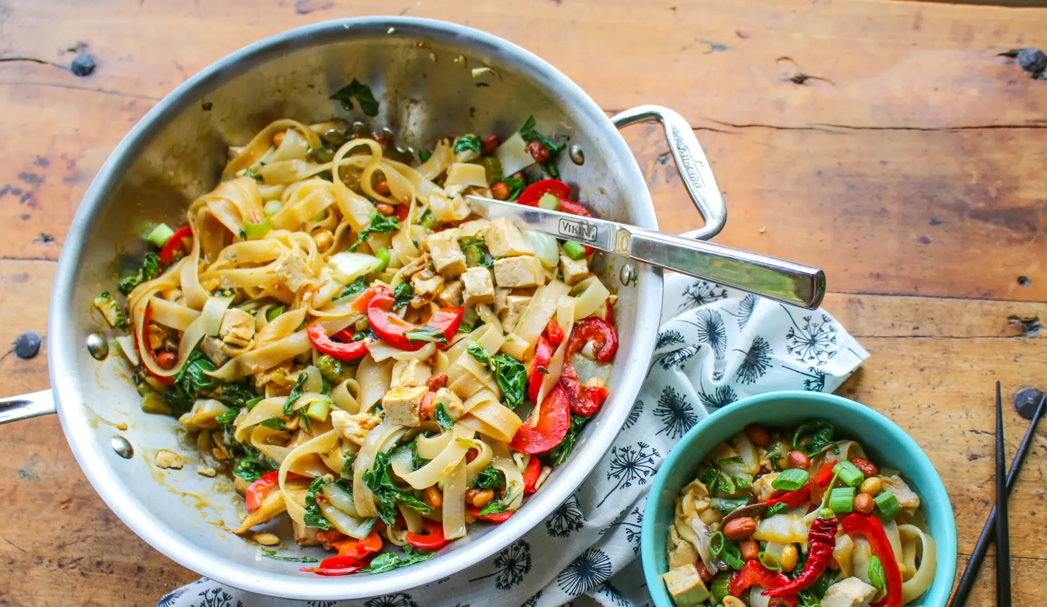 Tofu and Bok Choy Noodle Bowl