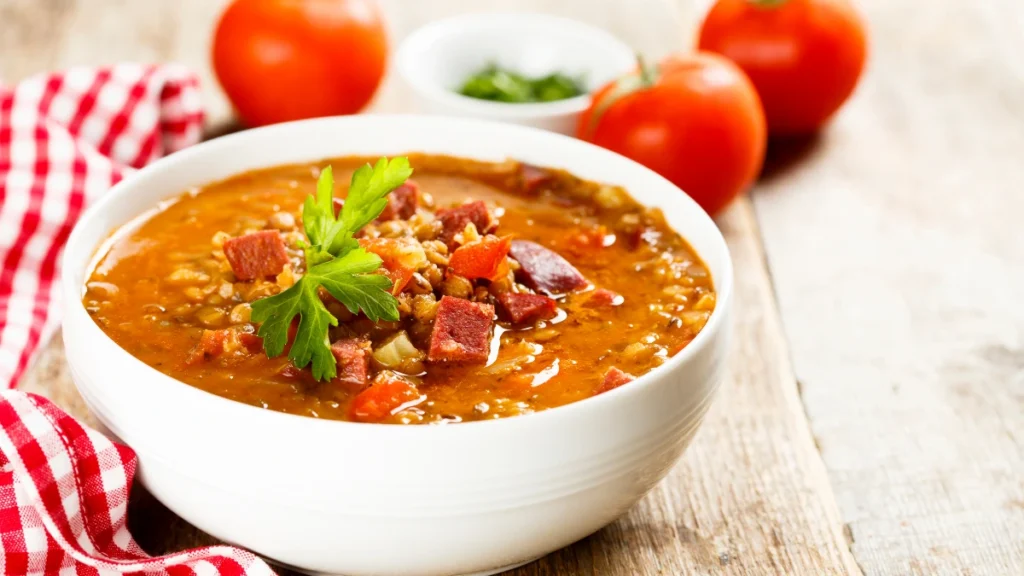 Tomato Lentil Soup