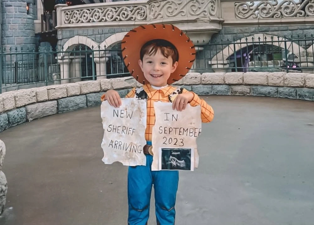 Toy-Story Cowboy Pregnancy Reveal