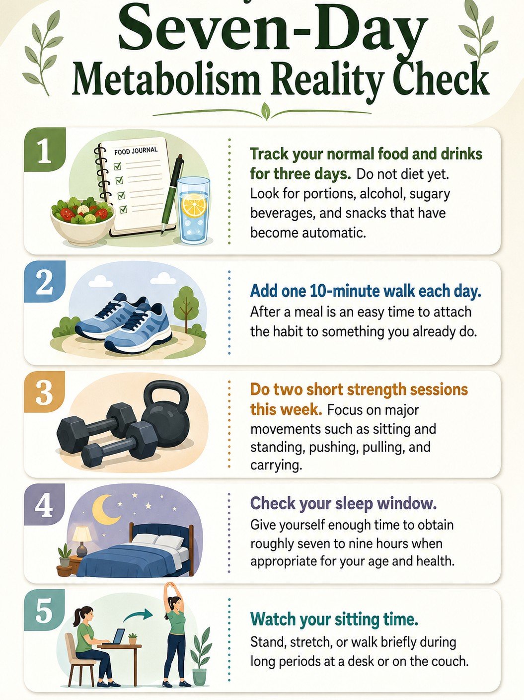 Try This Seven-Day Metabolism Reality Check