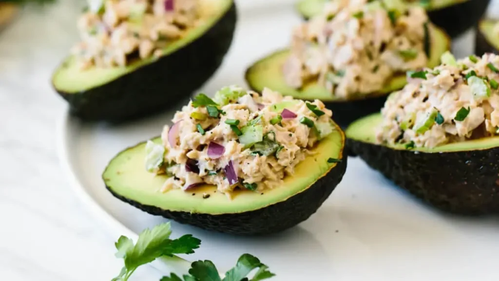 Tuna Salad Stuffed Avocado