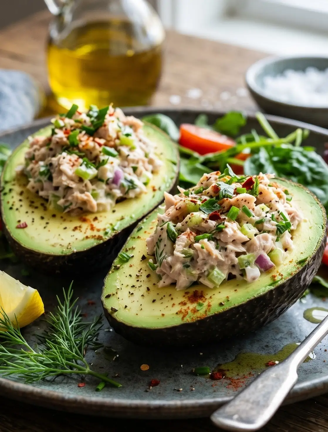 Tuna Salad Stuffed Avocado