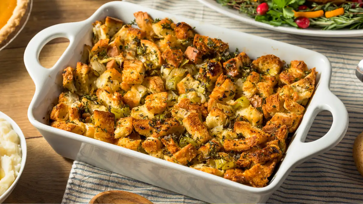 Turkey Stuffing Casserole