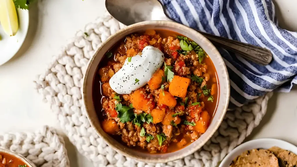 Turkey Sweet Potato Chili