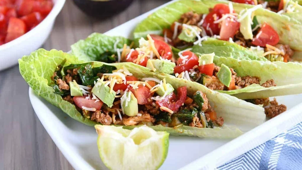 Turkey Taco Lettuce Wraps
