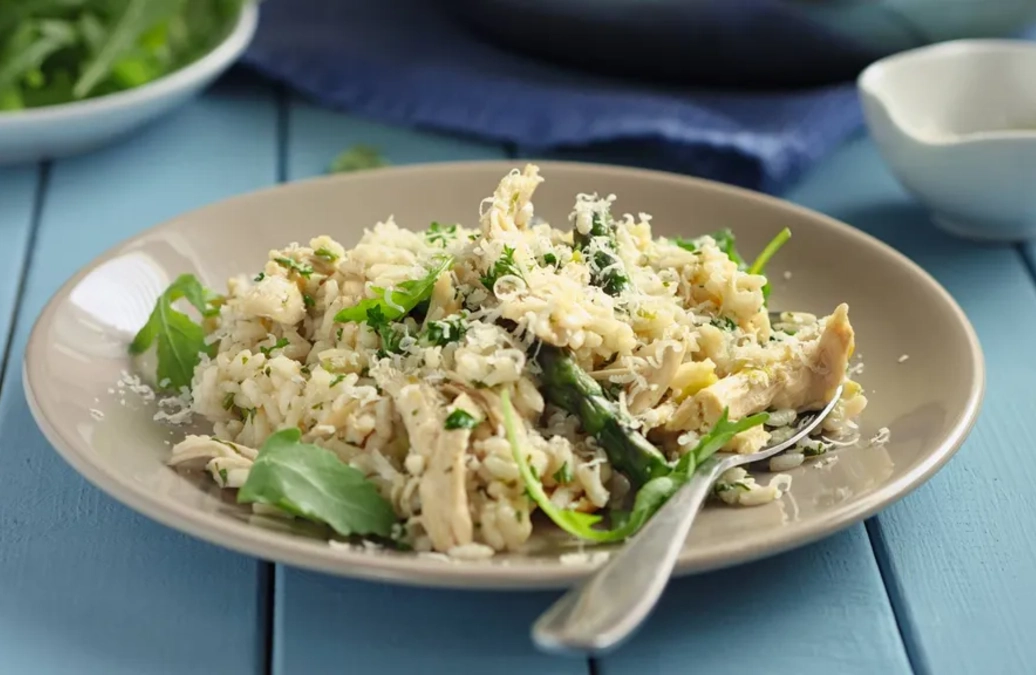 Turkey and Asparagus Risotto