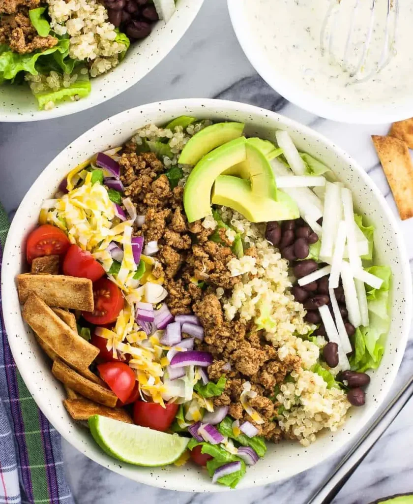 Turkey and Spinach Quinoa Bowl