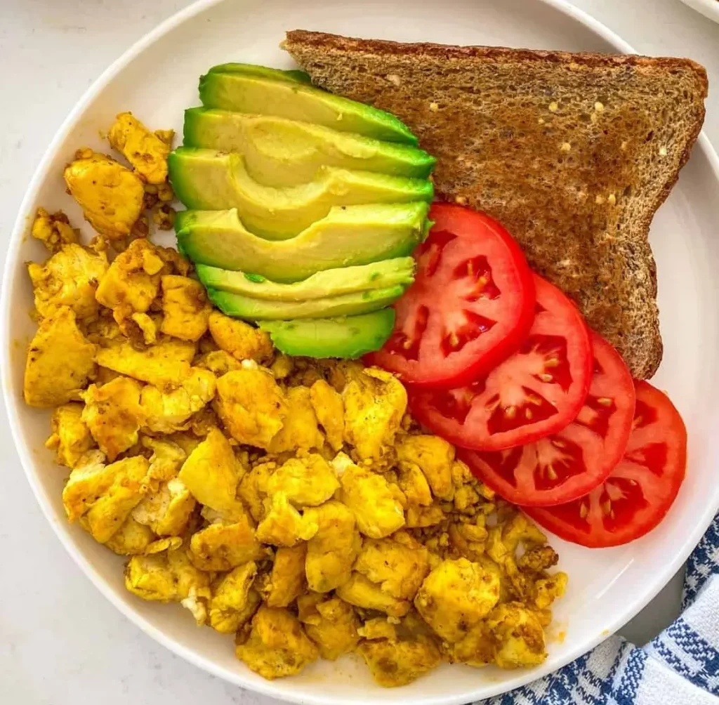 Turmeric Tofu Scramble