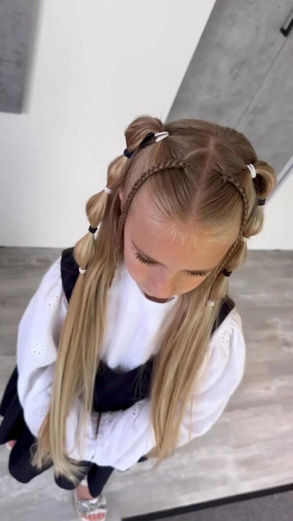 Twisted Crown Pigtails