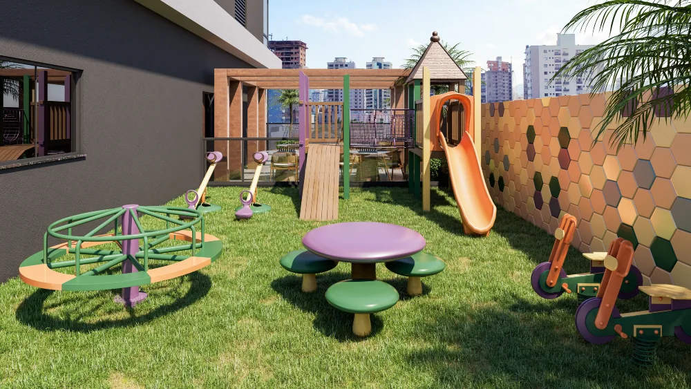 Urban Rooftop Playground  