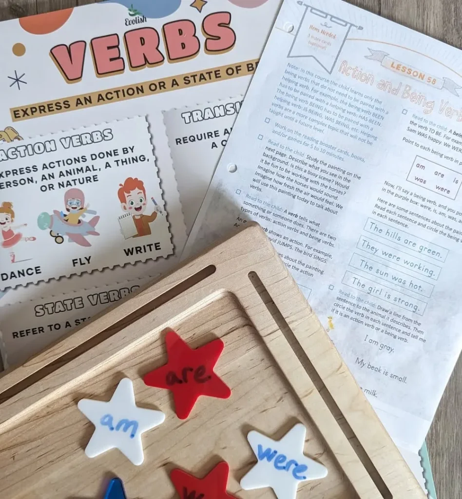 Verb Stars and Grammar Fun