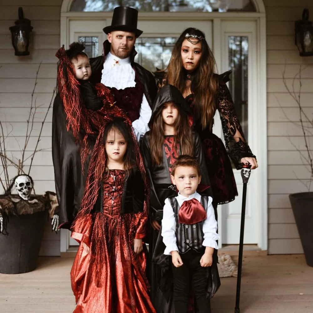 Victorian Gothic Vampire Family
