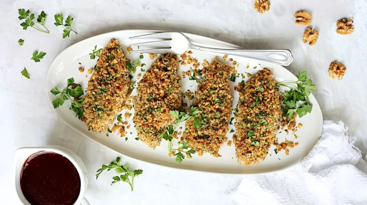Walnut Crusted Chicken Tenders