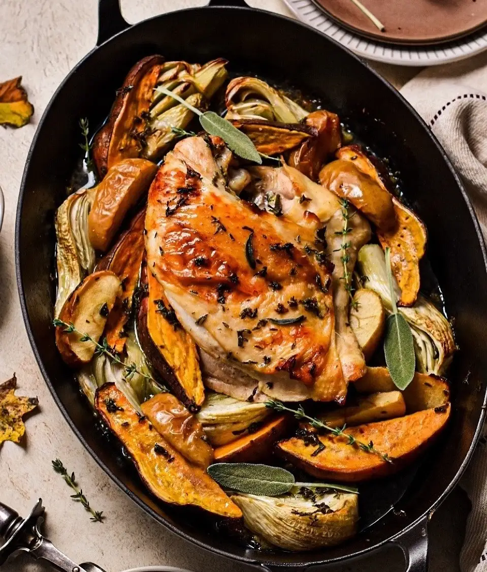 Walnut Crusted Turkey Breast