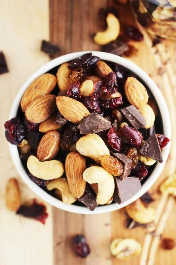 Walnuts and Dark Chocolate Trail Mix