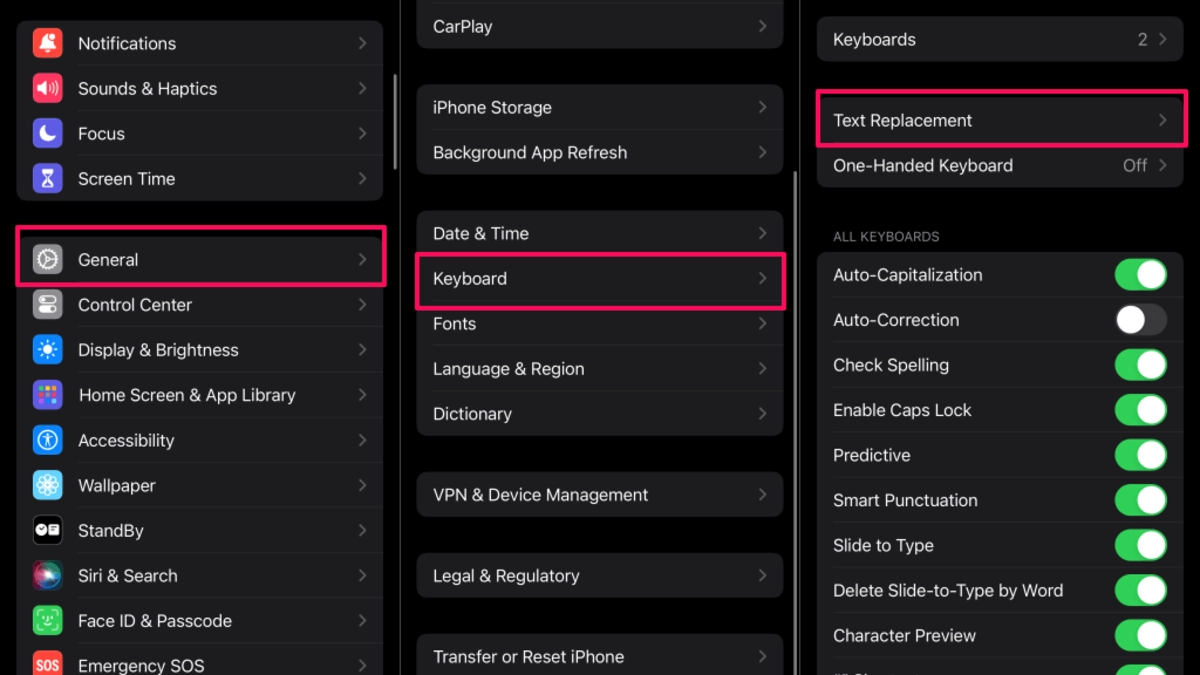 What if you don't see Dictionary in Settings?