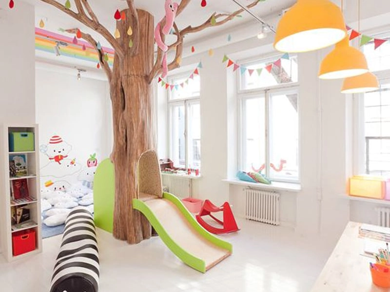 Whimsical Indoor Play Area