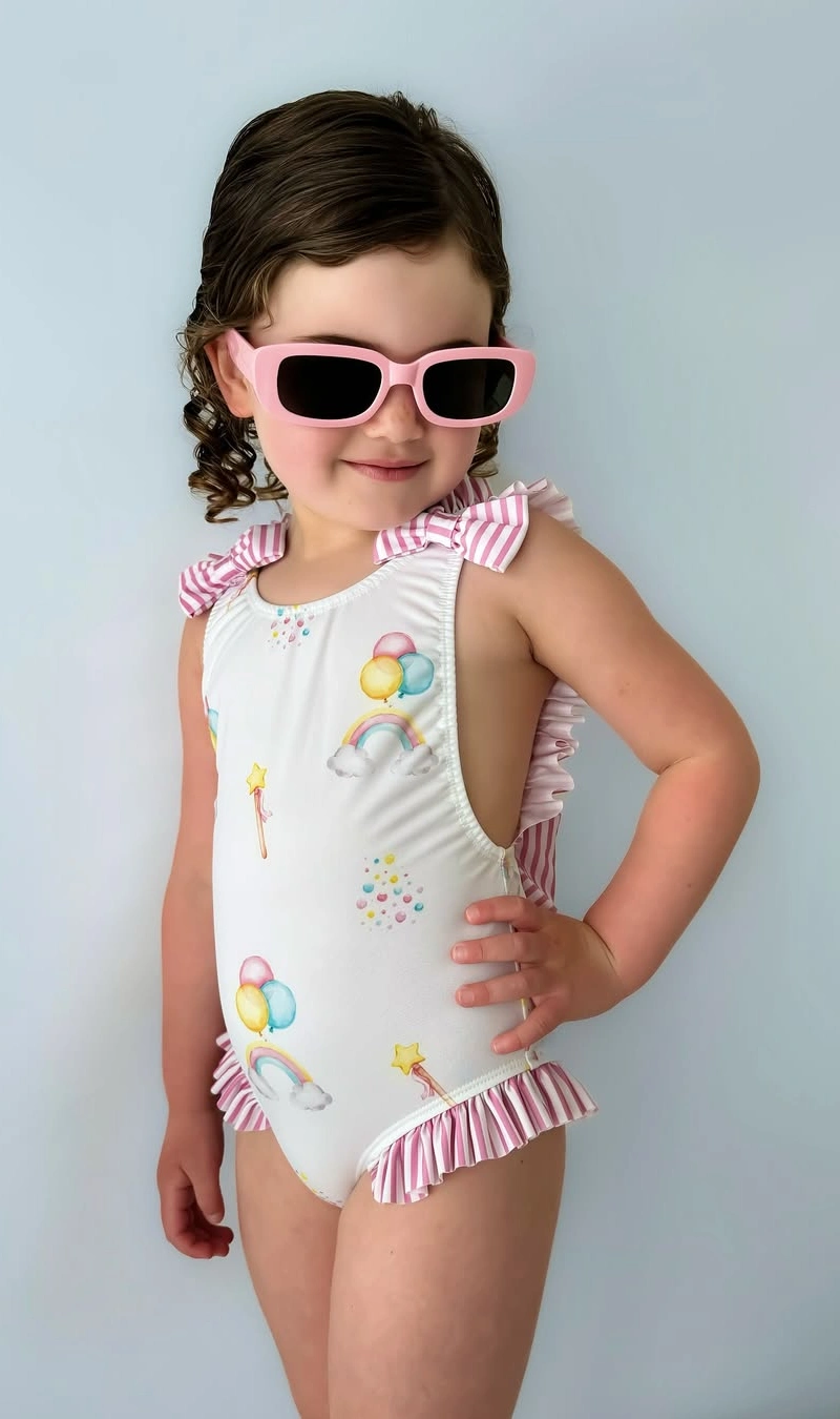 Whimsical Rainbow One-Piece