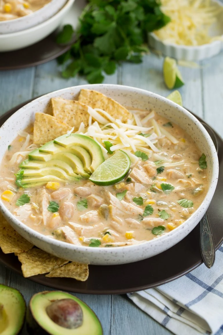White Chicken Chili with Green Chilies