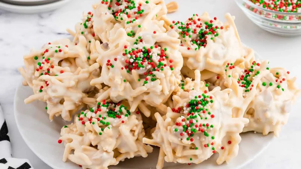 White Chocolate Haystacks