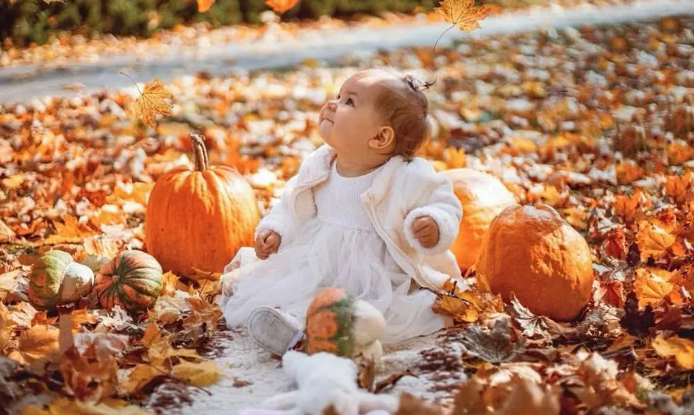 Wonder and Falling Leaves Autumn Session