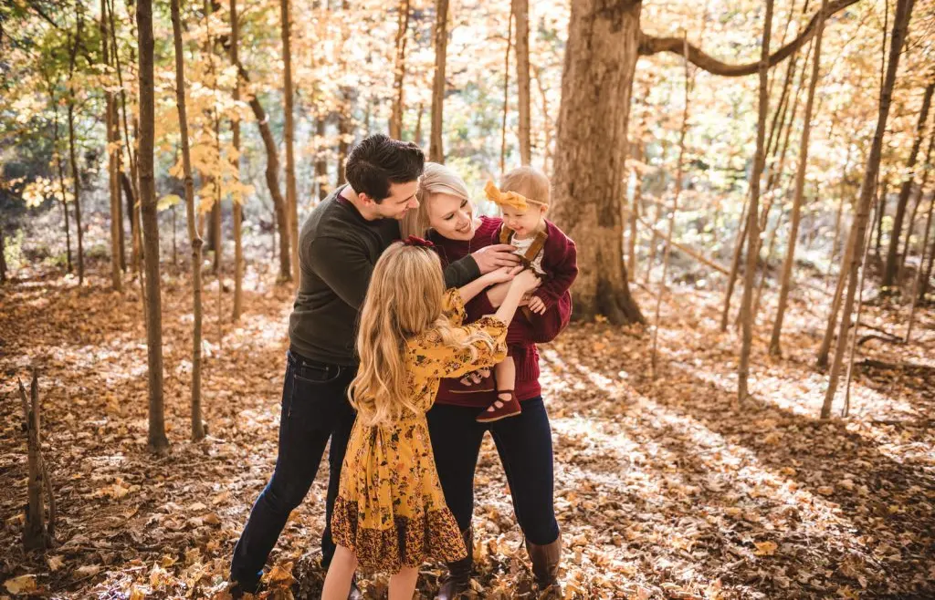 Woodland Family Fall Portrait