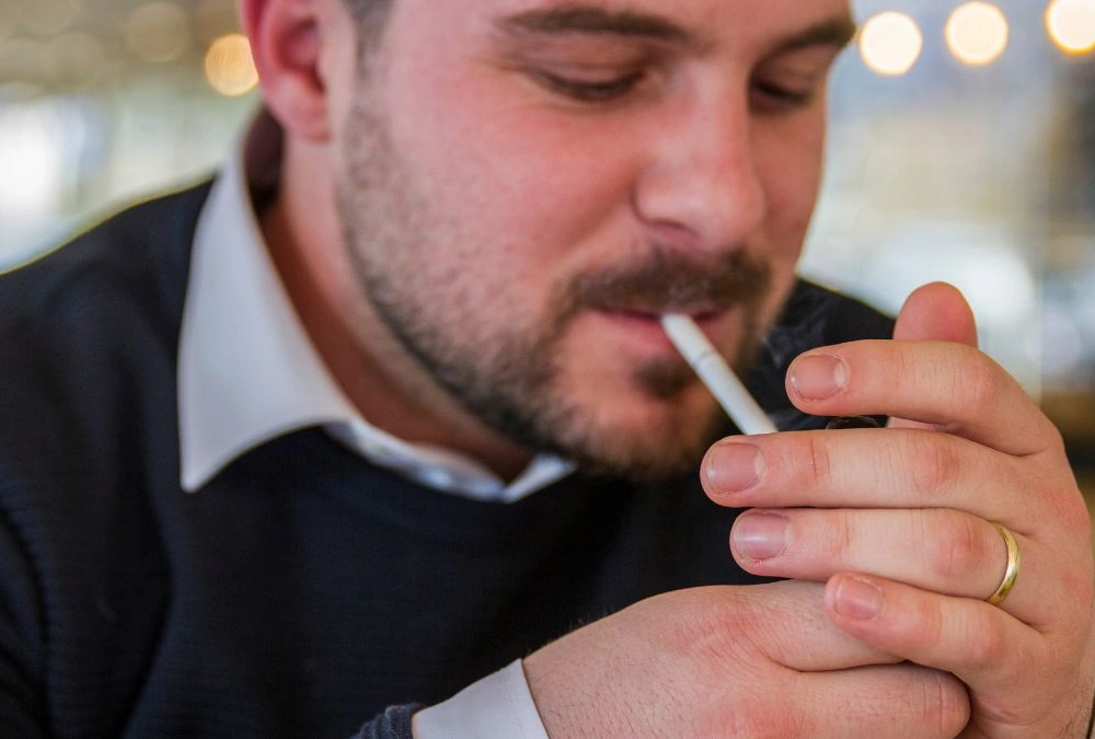 You Light a Cigarette or Use Nicotine