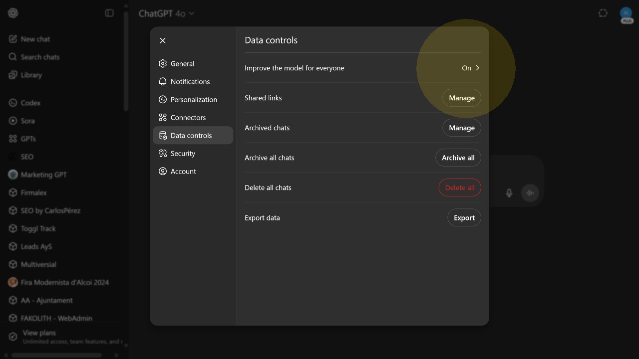 Your Chats Are Used For ChatGPT Data Training 