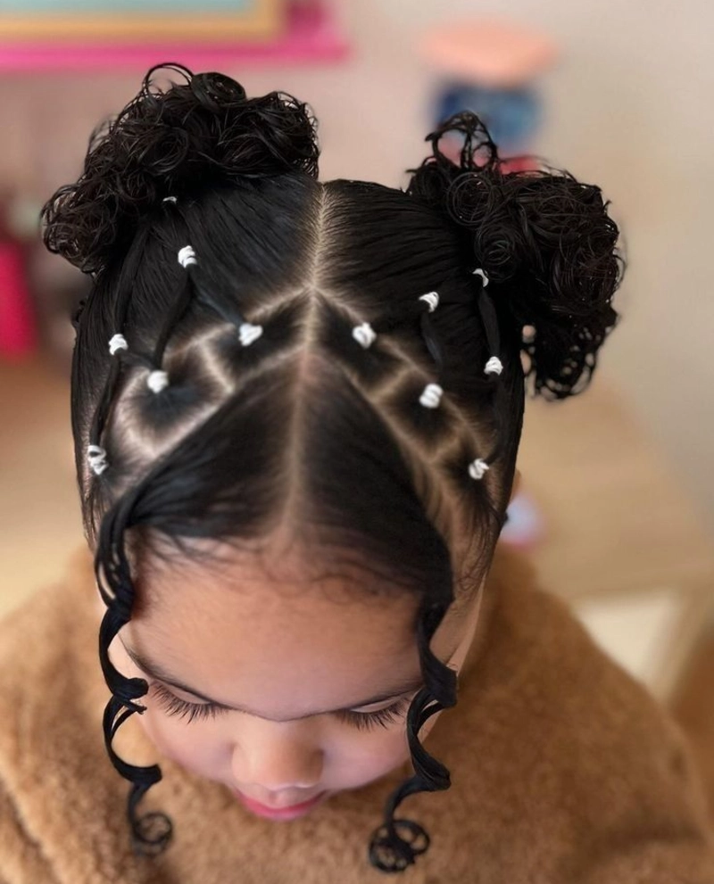 Zigzag Sectioned Puff Style