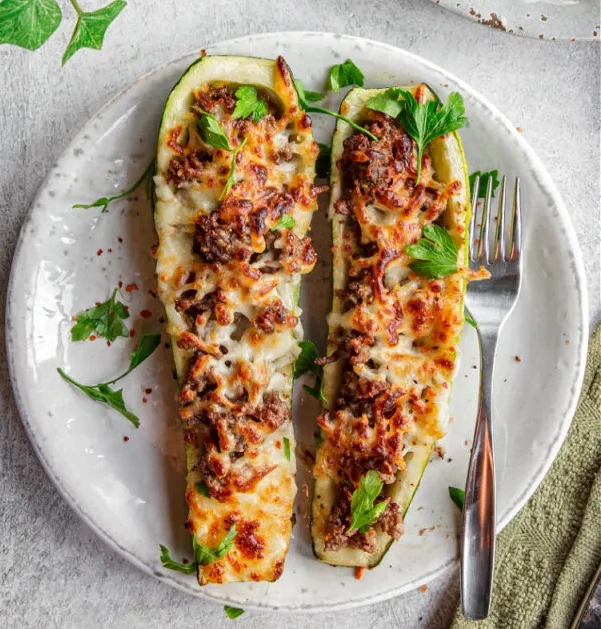 Zucchini Beef Boats