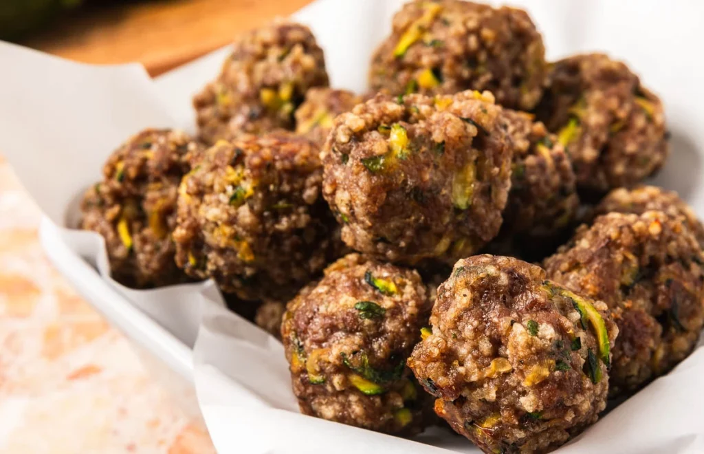 Zucchini Beef Meatballs