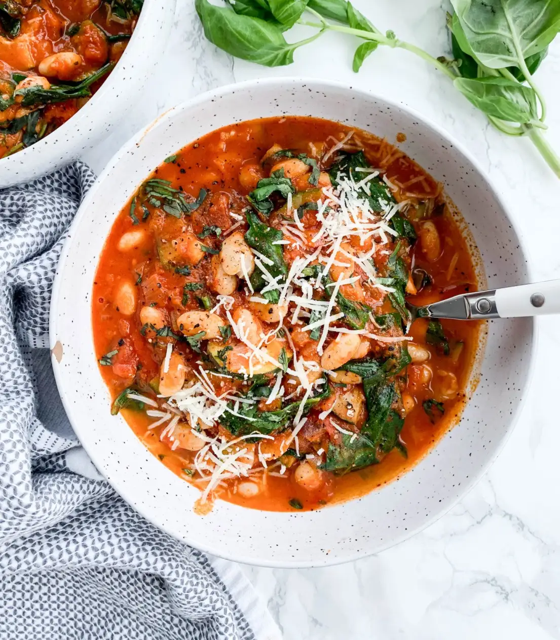 Zucchini and White Bean Soup