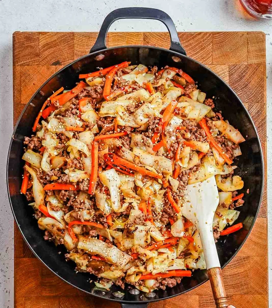 Beef and Cabbage Stir Fry
