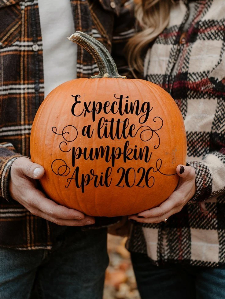 Flannel and Pumpkin Embrace