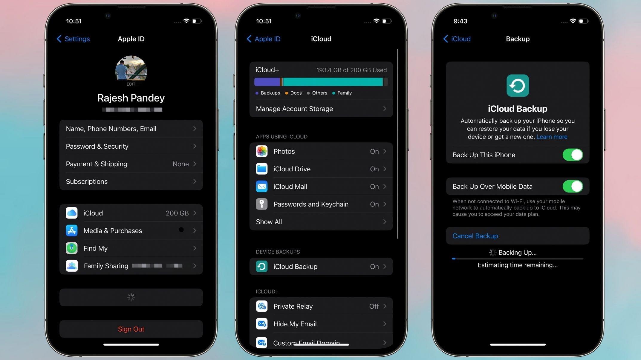 iCloud Backup (The Easiest Way)